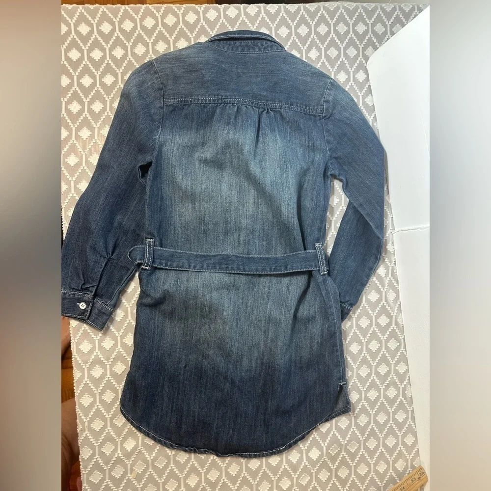 Old Navy Girl’s Jean Dress Size Small 6/7 Long Sleeve
